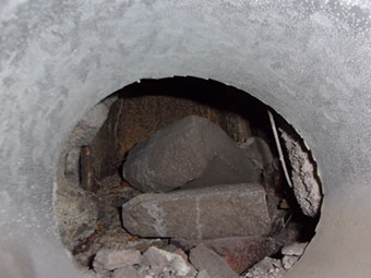 Chimney collapse